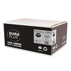 DuraPlus - Sacs à ordures - LLDPE - 24 po x 22 po - Régulier - Noir - Paquet de 500 -Résistance : Régulier