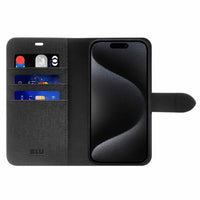 Blu Element - Étui Folio 2-in-1 MagSafe pour iPhone 17 Air - Noir-Niveau de protection - 400 chutes à 10 pieds