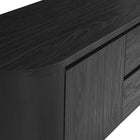 Modway - Duval Ovale de 71 pouces Armoire TV, Noir-8
