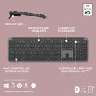 Logitech - Signature Slim K950 clavier sans fil - Graphite-Entièrement compatible avec Windows 11