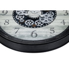 Monarch Specialties - Horloge - 30 po Rond - Mécanisme D'Engrenage - Surdimensionné Grand - Horloge Murale - Brun - Transitionnel-Aucun assemblage n'est nécessaire, il suffit d'insérer 3 piles AA (non incluses) pour un ajout décoratif sans souci
