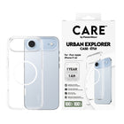 PanzerGlass - CARE Clear Urban Explorer MagSafe iPhone 17 Air - Anneau blanc-Une protection phénoménale et l’étui le plus résistant jamais conçu, mince mais solide