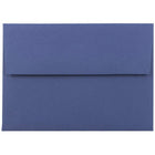 JAM Paper - Enveloppes d'invitation A1 4 barres - 3,625 x 5,125 - bleu présidentiel - Paquet de 50-Les enveloppes sont faites de papier de 28 lb avec une finition texturée, un rabat droit et une fermeture gommée