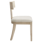 Modway - Peregrine Bois et tissu rembourrés Chaises de salle à manger Ensemble de 2 - Ivoire naturel tissé à bruyère-Assemblée requise