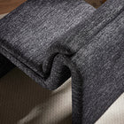 Modway - Lume Boucle Tapis Chaise d’accent sans accoudoir - Charbon de bois-Glissières de plancher sans marquage