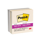 Post-it - Super Sticky de la collection Neutrality - 3 po x 3 po-Le paquet comprend 5 blocs de notes adhésives de 3 x 3 po, contenant chacun 90 feuilles, dans les couleurs apaisantes Biscuit, Sand Dune, Cloud Dancer, Pebble Grey et Vapor