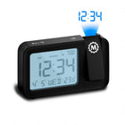 Marathon Watch - Réveil à projection avec grand écran et rétroéclairage - Noir-Luminosité Réglable : réglez la luminosité du rétroéclairage lors de l'alimentation à partir du câble d'alimentation USB, choisissez entre élevé (lumineux), faible (faible) ou éteint. Lors de l'alimentation à partir des piles, allumez le rétroéclairage et il s'éteindra automatiquement au bout de 5 secondes, allumez la projection de l'heure et il s'éteindra automatiquement au bout de 10 secondes