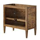 Modway - Elysian 36" Armoire de toilette de salle de bain (lavabo non inclus) - Brown-Construction en bois de manguier