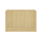 Manhattan Comfort - Ensemble de 2 tables de chevet modernes Grace 28" - chêne naturel et or-Assemblage à domicile requis Tout le matériel inclus