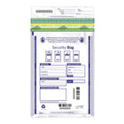 Deluxe - Sac de dépôt de sécurité inviolable, 9 po x 12 po, paq./100 (W414-100)-Idéal pour les dépôts de jour ou de nuit ou pour tout autre expédition d'espèces