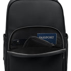 Bugatti - Sac à dos professionnel de la collection Wellington pour ordinateur portable jusqu’à 15,6 po - Noir-Arrière rembourré et bretelles rembourrées et réglables : Bretelles ergonomiques, ajustables et matelassées pour mieux répartir la charge et améliorer le confort