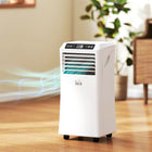 HOMCOM - Climatiseur portable avec 4 modes pour une couverture de 258-441 pi² - blanc-4 roues pour une mobilité aisée 