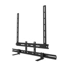 Kanto - Support universel pour barre sonore - Montage murale et au tél - Noir-Compatible avec les barres sonores dont la largeur des vis de fixation est comprise entre 3.9 po et 39.2 po (10 - 100 cm)