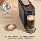 Nespresso - Machine à expresso et café Vertuo Up par Breville, Noire-Bouton mode Créations Café : préparation d'un café concentré en toute simplicité pour toutes vos recettes glacées et à base de lait
