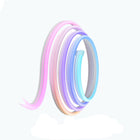 Govee - Cordon lumineux néon RGBIC Wi-Fi de 2 m-Laissez libre cours à votre imagination : les cordons lumineux néon vous permettent de créer des formes personnalisées et de les présenter sur le mur, ou de souligner les contours d'objets dans votre maison, ajoutant ainsi de la couleur et de la gaieté à votre vie