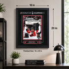 Frameworth - Taylor Hall 16 po H x 20 po l Cadre signature réplique Carolina Hurricanes Champions de la Coupe Stanley 2026 - Sous licence officielle LNH/AJLNH-7