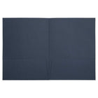 JAM Paper - Porte-documents à 2 pochettes - lin bleu marine - Paquet de 6-Quantité : 6 dossiers par paquet | Un pour chaque sujet et projet