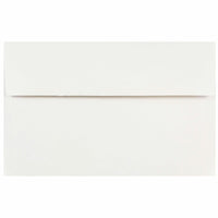 JAM Paper - Enveloppes format livret à rabat droit et fermeture gommée, 6 po x 9 1/2 po, blanc, paq./100-Blanc