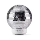 Rotate - Diffuseur d'huiles essentielles boule disco et humidificateur à brume fraîche à ultrasons - Argent-Diffuseur à ultrasons polyvalent : Transforme l'eau et les huiles essentielles en une brume fraîche et fine pour améliorer la qualité de l'air ambiant