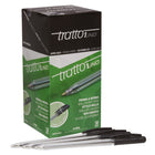 Tratto - Stylo à bille - pointe moyenne - noir - paquet de 50-Transparent