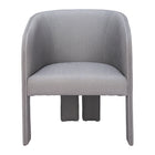Zuo - Hull Fauteuil d’appoint - Gris ardoise-Polyester doux et chaleureux
