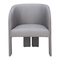 Zuo - Hull Fauteuil d’appoint - Gris ardoise-Polyester doux et chaleureux