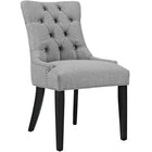 Modway - Regent Touffe Tissu Chaise à manger - Gris clair-Chaise de salle à manger à touffes