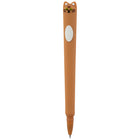 Merangue - Stylos à tête de chat plate - 1.0 mm - Noir-Conception de capuchon amovible avec barils de couleur assortie