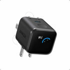 Anker - Chargeur Mural USB-C 45W avec Écran Intelligent et Broches Pliables - Noir-Taille de poche avec deux griffes pliables : environ 47 % plus petite et 36 % plus légère que le chargeur original de 30 W, avec des broches pliables à 90° et 180° pour les espaces étroits. L’écran intelligent tourne pour rester visible depuis différents angles de prise.