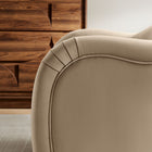 Modway - Compose Performance Velvet Chaise d’accent - Taupe-Rembourrage en mousse dense