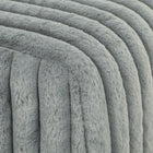 HOMCOM - Canapé-lit compact avec coussin pour salon - gris-Matériau : Velours côtelé (60 % coton, 40 % polyester), mousse  

