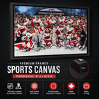Frameworth - Carolina Hurricanes Toile encadrée 20 po H x 29 po l Champions de la Coupe Stanley 2026 - Sous licence officielle LNH/AJLNH-8