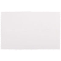 JAM Paper Enveloppes d'invitation Strathmore A10 - 6 x 9,5 po - Vergé blanc brillant - paquet de 50-Blanc brillant sur surface vernie Enveloppes