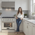 Kucht - 30 po Série KDF Cuisinière Pro Style au gaz propane - Acier inoxydable-Allumage électronique avec rallumage automatique pour une sécurité accrue et un contrôle fiable de la flamme, réduisant les risques de fuite de gaz