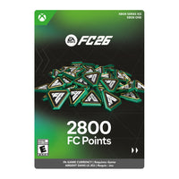 EA Sports FC 26 - 2 800 points FC pour Xbox Series X [Téléchargement numérique]-Genre: Simulation, Sports