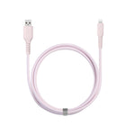 Basic Tech - Câble Lightning Tressé de 6 pi - Rose-3000+ test de pliage
