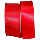 JAM Paper - Ruban de satin simple face - 2 1/2" de large x 50 m - Rouge écarlate-Taille : 2,5 po x 50 mètres