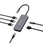 Verbatim - Hub multiport USB-C Essentials - 6 ports-Le port Ethernet RJ45 prend en charge une vitesse allant jusqu'à 1 Go par seconde, vous permettant une connectivité Internet rapide et ininterrompue et des performances réseau fiables