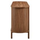 Modway - Cadence 6 tiroirs Courbe Commode, Noyer-Épingles de pied non marquées