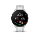 Garmin - Forerunner 165 - Gris Brume/Pierre Blanche-Visualisez toutes vos données sur un superbe écran tactile AMOLED doté de boutons de commande traditionnels