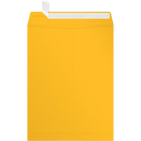 Jam Paper - Enveloppes ouvertes 80 lb – 9 po H x 12 po l, Jaune tournesol – Paquet de 50-Enveloppe ouverte : Ces enveloppes pour catalogue ouvertes de 23 x 30 cm présentent un format vertical pratique. Utilisez-les pour envoyer des lettres commerciales, des documents confidentiels, de grandes photos, des dossiers et bien plus encore. Le rabat rectangulaire, situé sur le côté court, permet de bien organiser les documents et d'éviter qu'ils ne tombent après ouverture