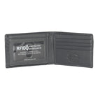 Club Rochelier - Portefeuille mince pliable pour homme avec carte d'identité amovible - Gris anthracite-Protection RFID