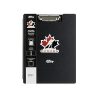 Hilroy - Tableau-pince Proboard Hockey Canada – 9 po l x 12 po H, noir-Pliable 