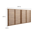 Modway - Render Fixation murale Tête de lit King, Noyer-6
