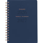 AT-A-GLANCE - Agenda scolaire hebdomadaire/mensuel Signature 2026-2027 - 8 1/2 po H x 5 3/8 po l - bleu marine - bilingue-13 mois : juillet 2026 à juillet 2027