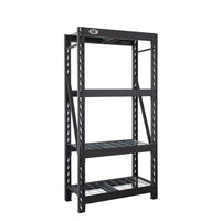 Cat - Étagère industrielle à 4 tablettes - 36"L x 18"P x 72"H-Connectez plusieurs étagères Cat pour des espaces plus grands