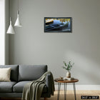 Frameworth - Jennifer Broussard On The Water 1 - impression d'art encadree - 34 po l x 28 po H-Encadre de facon professionnelle dans un cadre en bois avec une finition classique