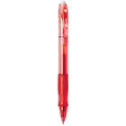 BIC - Stylos Gelocity à encre gel à pointe rétractable - 0,7 mm - rouge - paquet de 4-Encre gel éclatante et qui coule bien pour l'écriture sans effort