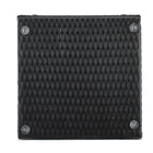 Manhattan Comfort - Ensemble de salon de patio moderne Noli pour 2 personnes avec table d’appoint - Noir et crème - Lot de 3-Garantie limitée du fabricant de 30 jours