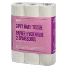Papier hygiénique Perk, paquet de 12-Les dimensions de 3.986" Ces rouleaux s'adaptent parfaitement à la plupart des porte-papier hygiénique standard